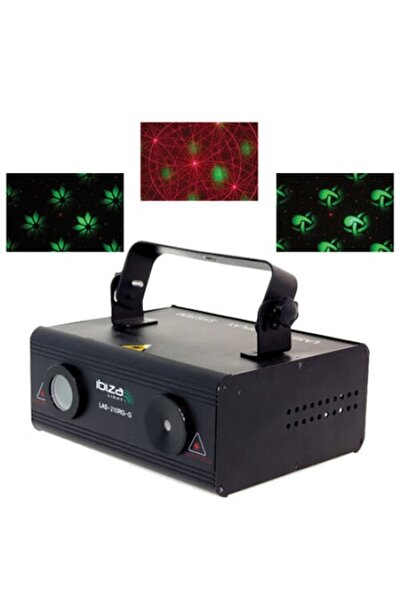 Ibiza Light Laser grafic DMX roșu 150mW + verde 60mW