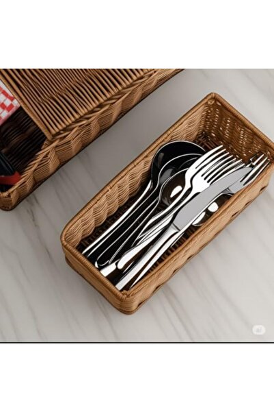 Nacario Nrcrioshop Kosova Wicker Series Wicker Knitted 3-Piece Rectangular Or...