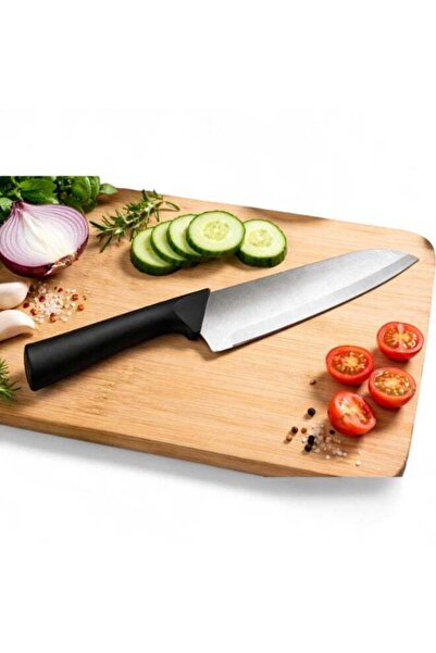 DUX سكين طهاة فاخر من الفولاذ المقاوم للصدأ، طوله 28.5 سم