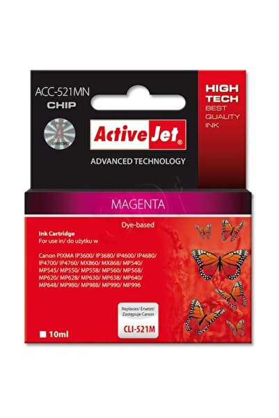 ActiveJet Cartuș de cerneală, ActiveJet, 10 ml, roșu