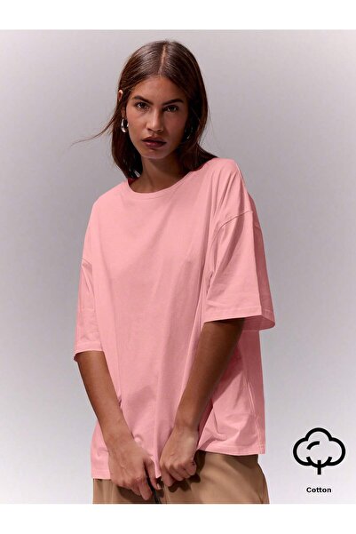 Generic Brand 100% Cotton Casual Oversize Women's T-Shirt