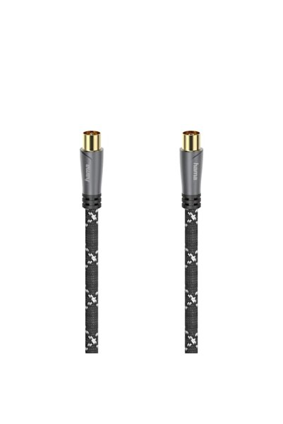 Hama Cablu coaxial 205070, 1,5 metri, gri, 120 dB