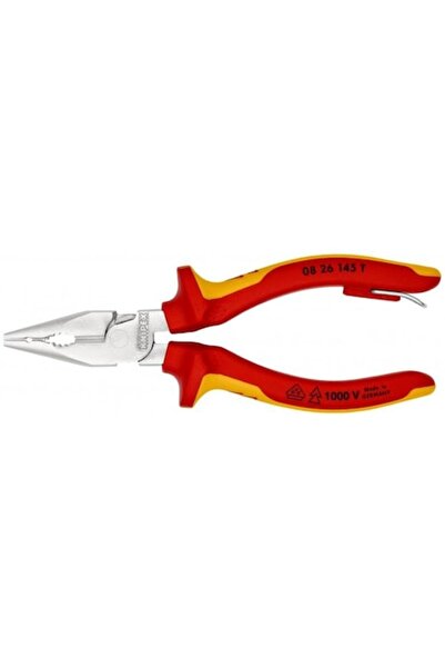 Knipex Clește cu vârf lung și vârf de prindere, 1000V, 145mm,