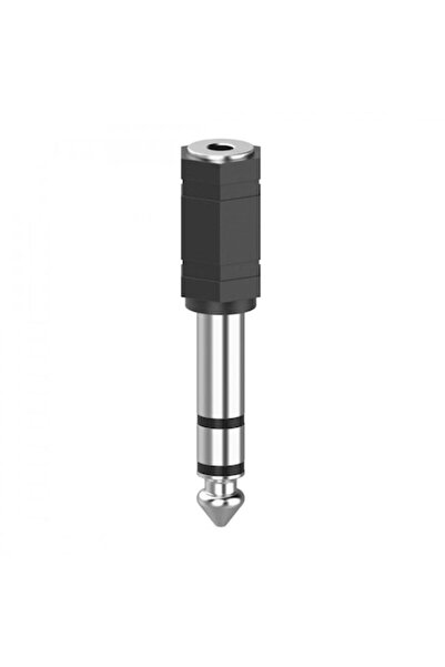 Hama Adaptor, 3,5 mm mamă - 6,3 mm mascul, negru/argintiu