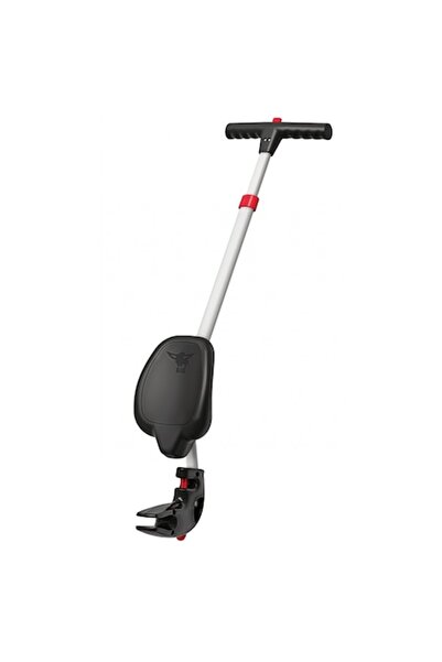 BIG Mâner cu spătar pentru mașinuțe de copii, Mare, 88-108 cm, Negru/Argintiu
