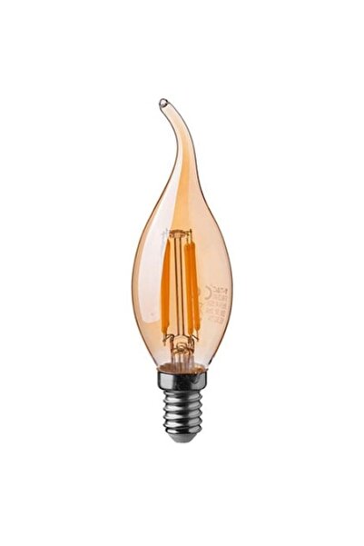 V-TAC Bec LED E14 4W cu filament 2200K alb cald