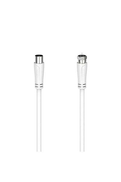 Hama Cablu coaxial 205061, 1,5 metri, alb