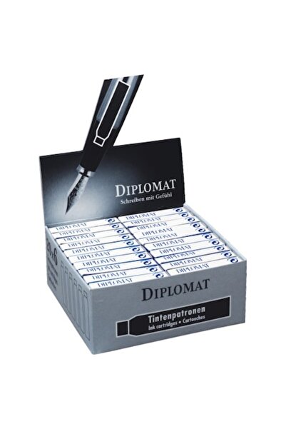 Diplomat Мастилени касети, 6 бр./кутия, - черни