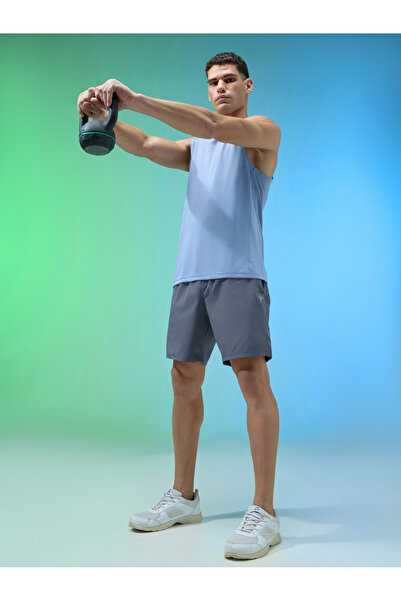 Technosport By Styli Men Solid Relaxed Fit Sports Shorts with TECHNOLITE