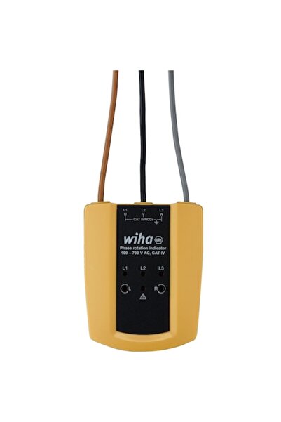 wiha Indicator de rotație a fazelor, WIHA, CAT IV, 100 - 700 V AC