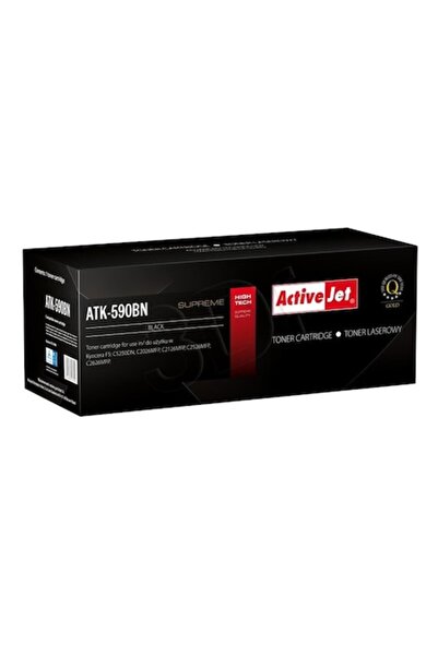 ActiveJet Тонер касета за принтер, ATK-590BN, за Kyocera TK-590BK, черен