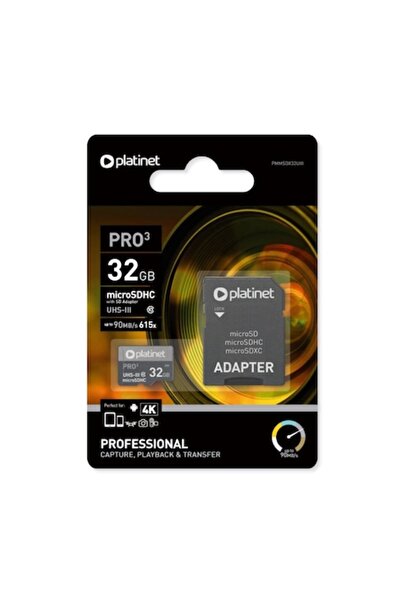 Platinet Card Micro SD cu adaptor 32GB clasa 10