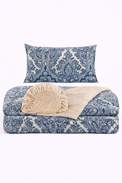 İQON Elastic Sheet Duvet Cover Set Single Size Otlt1 Shll Mvıı
