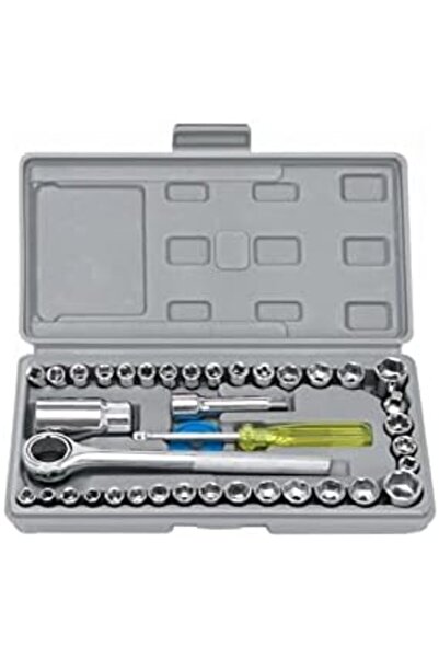 Nacario Nrcrioshop 40 Piece Cir Cir Socket Set Wrench Set 1201248
