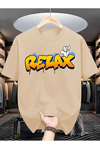 GHZAL Home Collection Unisex casual short sleeve motor relax printed youth ov...