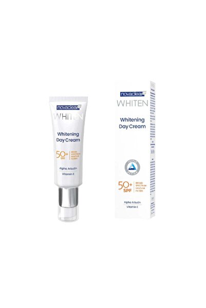 Novaclear Whitening Facial Day Cream with Alpha Arbutin & Vitamin E SPF50+