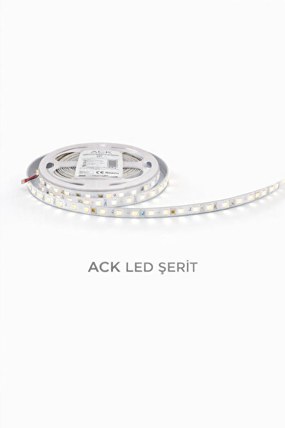 ACK LED Şerit 60 LED – DC 12V – 3000K Günışığı – İç Mekan