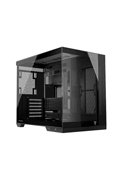 Modecom Carcasă de calculator Volcano Panorama, MIDI, neagră