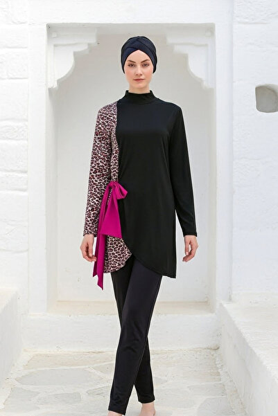 Marina Costum de baie complet acoperit cu hijab, negru M2104