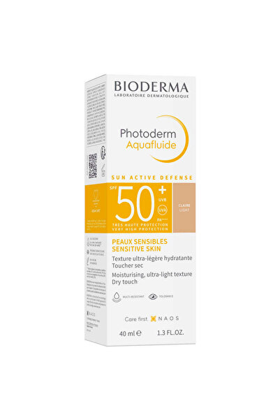 Bioderma واقي الشمس المرطب المقاوم للماء للوجه من فوتوديرم أكوافلويد، كلير لا...