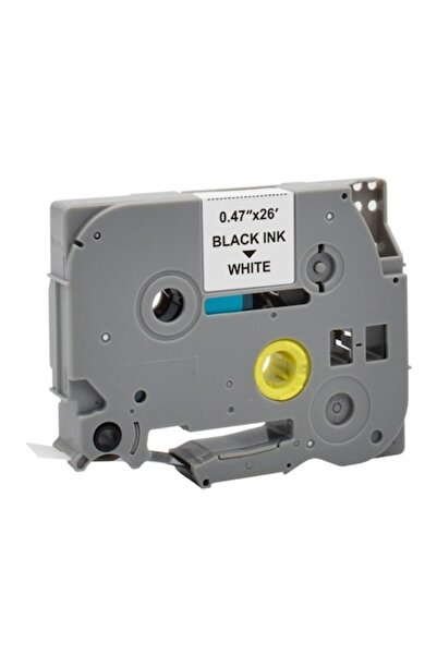 MediaRange Bandă adezivă pentru etichete, TZ-231, 12 mm x 8 m, albă pe fundal...