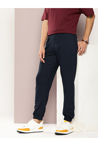 Dillinger By Styli بنطال رياضي رجالي أزرق داكن سادة