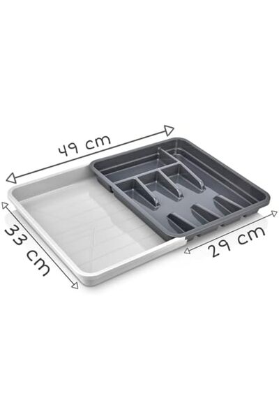 Nacario Nrcrioshop Adjustable Drawer Spoon Holder, Sliding Structure, 29X33 C...