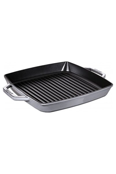 STAUB Tigaie pătrată pentru grătar, fontă, 33 cm, gri grafit -