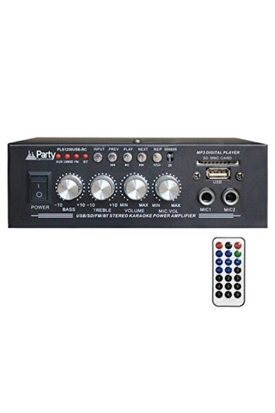 Party Amplificator Karaoke 2X25W cu Bluetooth/USB/SD/AUX/FM și Telecomandă