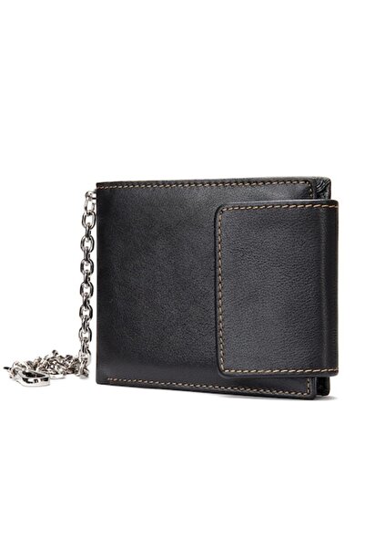 BAILINI Men's Wallet PT499, Genuine Leather, Black Model