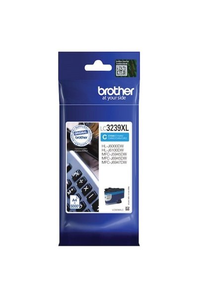 Brother Cyan High Yield Ink Cartridge LC3239XLC