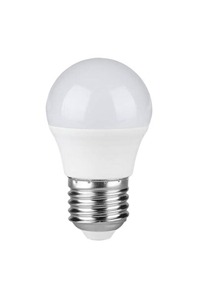 V-TAC Bec LED, formă G45, E27, 4.5W, alb cald 3000K, cip Samsung