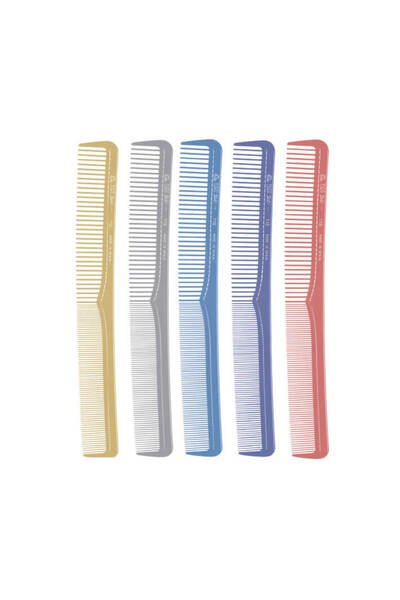 EURO Hairdressing Comb Nylon Cutting Metallic Colours 19,5 Cm Eurostil