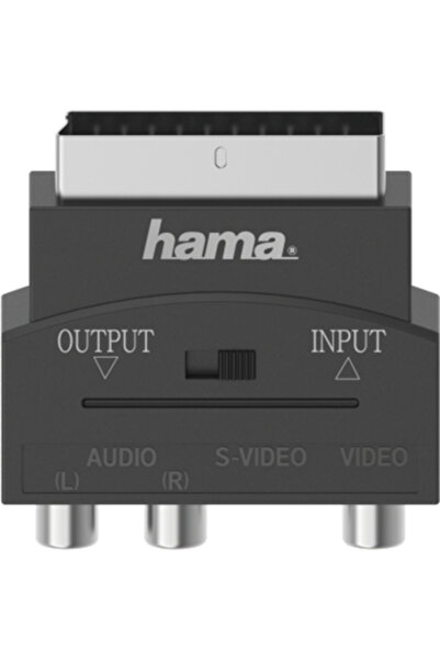 Hama Adaptor S-VHS la 3 RCA - Conector SCART, 4 pini