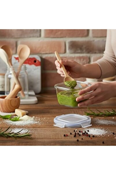 Nacario Nrcrioshop 1 Piece Borosilicate Glass Lockable Storage Container (200...