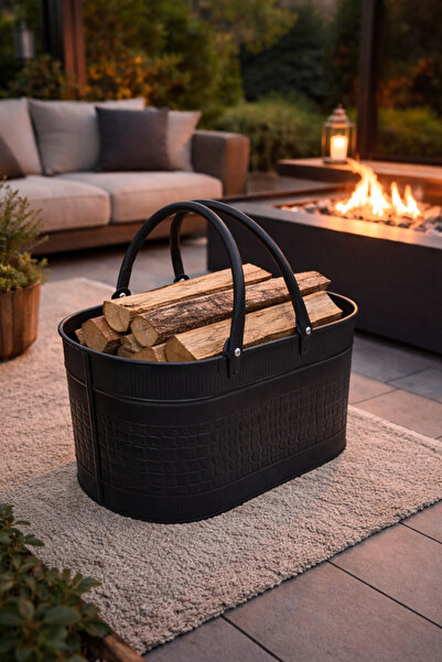 Manavgatsoba lüks odun kovası odunluk