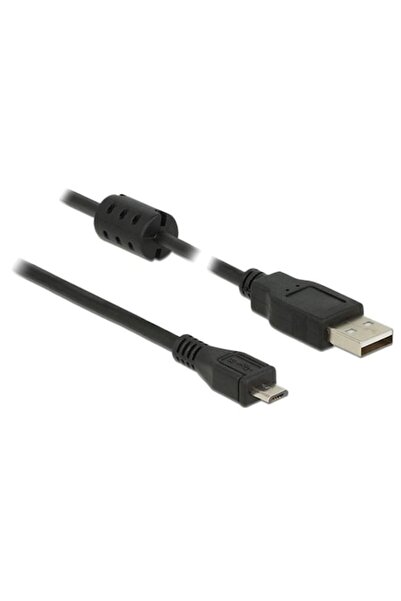DELOCK Cablu de date USB-A la MicroUSB, USB 2.0, 2 m, negru