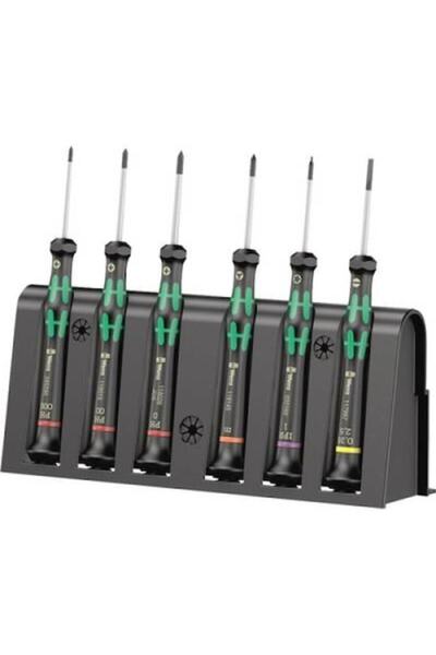 wera Set de 6 șurubelnițe, Wera, negre