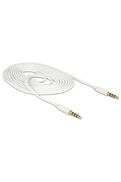 DELOCK Cablu, 2 x Jack 3.5mm, 2m, Alb