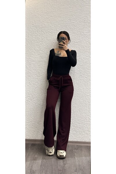 LOBOLIC Women's High Waist Wide Leg Relaxed Fit Casual Trousers