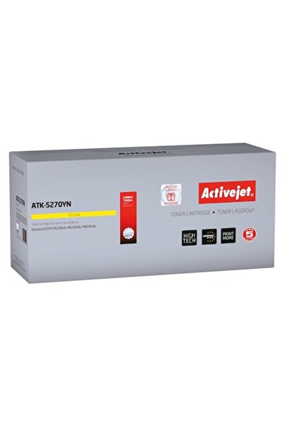 ActiveJet ATK-5270YN Резервна тонер касета за TK-5270Y, жълта