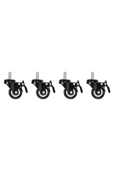 Lanberg Set of 4 Wheels AK-1601-B, Black