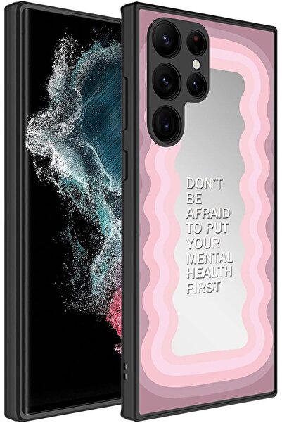 Nacario حافظة NrcrioShop لهاتف Galaxy S22 Ultra، غطاء مرآة إيكو، تصميم متين م...