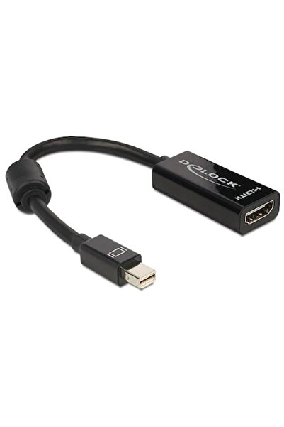 DELOCK Adaptor mini DisplayPort la HDMI, Negru