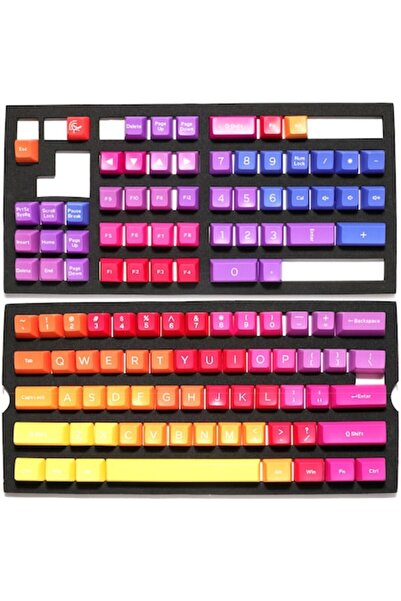 Ducky ABS DOUBLE-SHOT Keycap Mod Kit, Afterglow