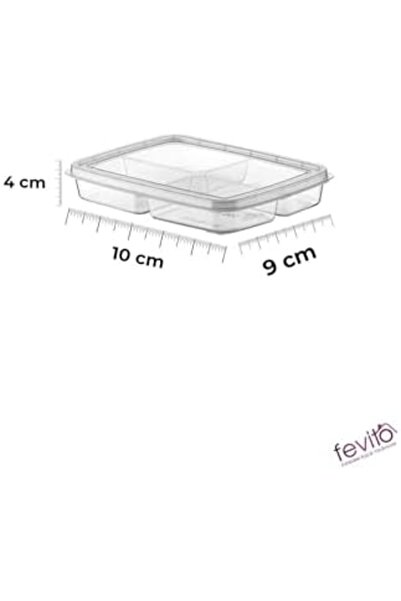 Nacario Nrcrioshop Microwave and Freezer Safe Storage Container Set of 4 Whit...