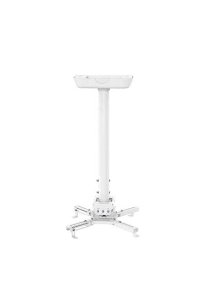 SUNNE Universal Ceiling Projector Mount 74-114cm, White
