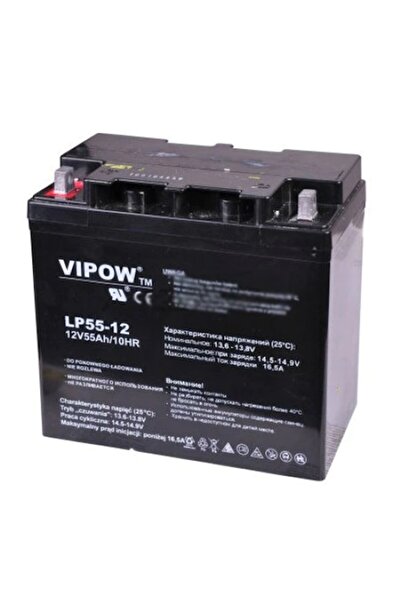 Vipow Lead Acid Gel Battery 12V 55Ah