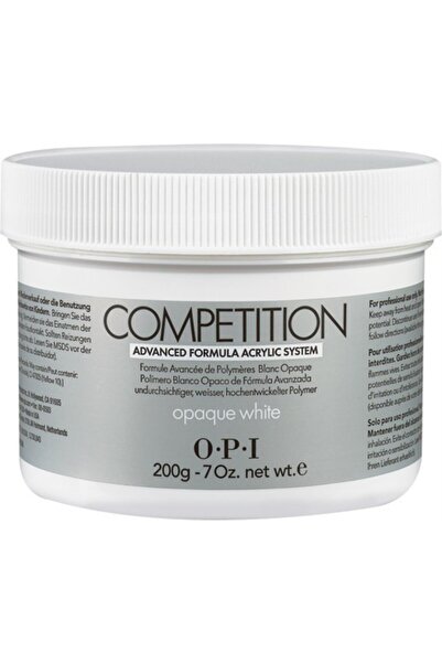 OPI , Competition, Acrylic Nail Powder, Opaque White, 200 g