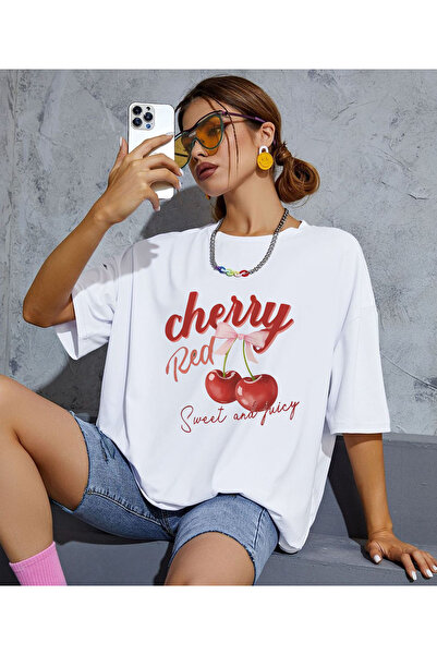 ASELİNDA Tricou cu imprimeu Cherry Kiraz (adăugați 2 articole pentru a crea o...